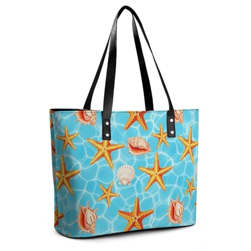 Womens Shoulder Bag, Large Casual Handbags, Large Capacity PU Leather Shopping Work2