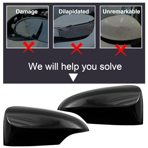 ZWPARTS Side Mirror Covers Replacement for 2014-2019 Toyota Corolla Sedan by ZWPARTS - Used condition - Image 5