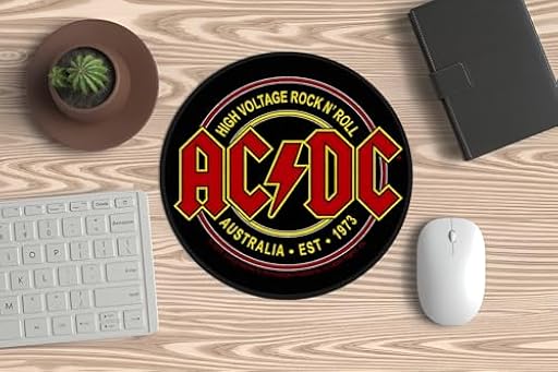 Alfombrillas para Mouse, Ratón de PC o Portátil - ACDC. para Todos los fanáticos Seguidores del Genuino e Inmortal Heavy Metal de Siempre. | Ya disponible en tu tienda friki favorita! En mundofriki.es!