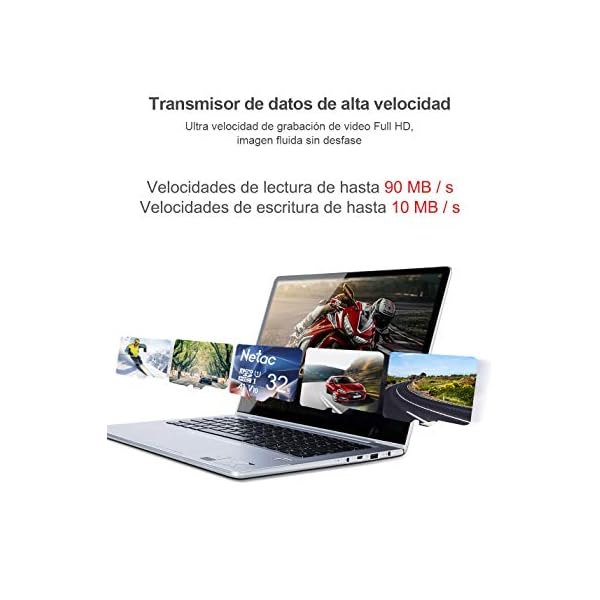 Netac Speicherkarte, microSDXC-Speicherkarte (A1, U3, C10, V30, 4K, 667X) UHS-I Lesegeschwindigkeit bis 100 MB/s, TF… – Bild 3