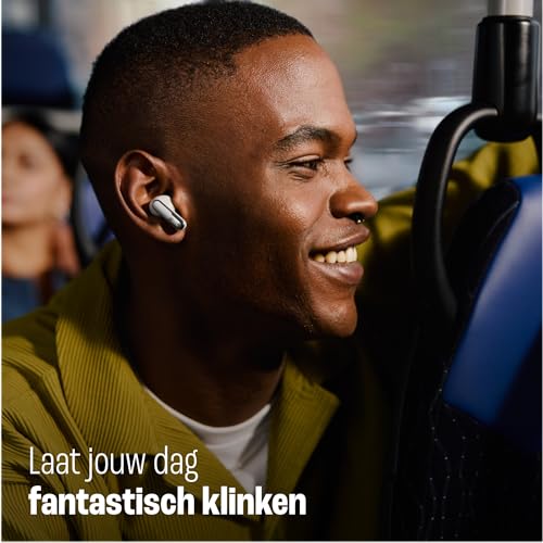 Image of JBL Live Flex 3 Wireless Earbud Headphones with Bluetooth, 50 Hours Battery Life, True Adaptive Noise Cancelling and High Resolution JBL Signature Sound, IP54 Waterproof, with Earplugs, Purple