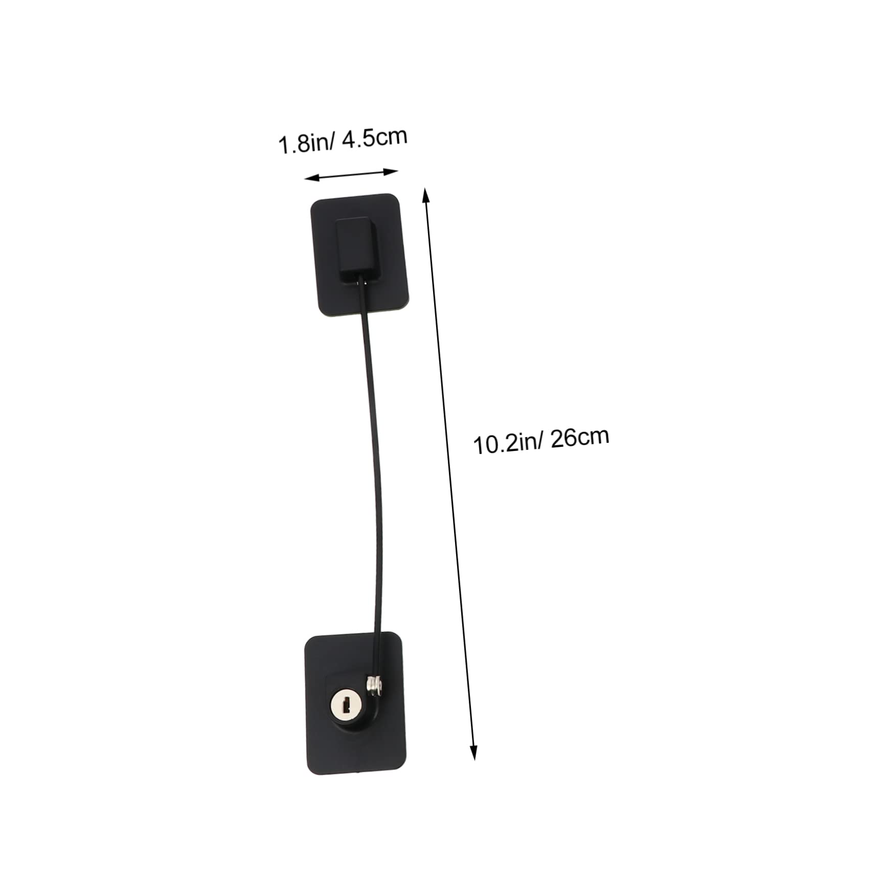 ibasenice 4piezas Cerradura De Seguridad Para Frigorífico y Armarios Autoadhesiva Bebés De Instalar Protección Contra Accidentes El