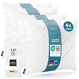 LILENO HOME 4er Set Kissenfüllung 40 x 40 cm - 95°C waschbares Innenkissen