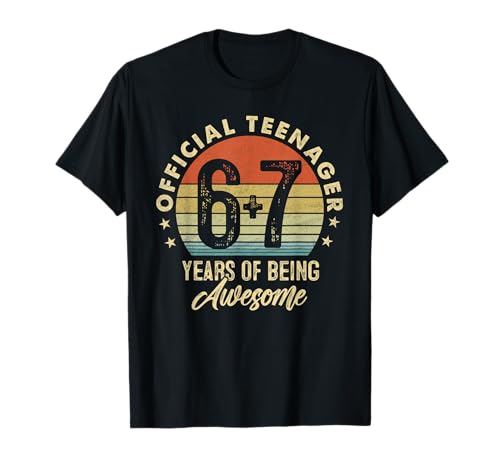 Six Seven Meme 6 + 7 13 Year Old Birthday Shirt 67 Gen Alpha T-Shirt