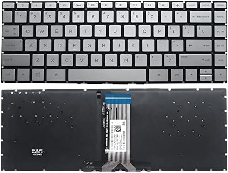 YANHAO [Laptop Keyboard] New for HP Pavilion X360 14-BS 14-BA 14M-BA 14-BW 14G-BR 14-BP 14T-BA 14M-BA 14-BF 240 G6 245 G6 246 14-BK Keyboard US Backlit [Easy Installation] Color Silver Backlight