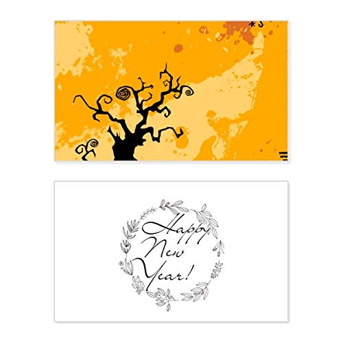 Carte de vœux fantôme pour Nouvel An : offrez un frisson d'Halloween