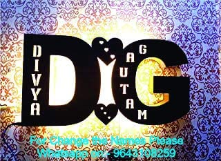 Apna Photo Wooden Alphabets LED Night Lamp (Brown)