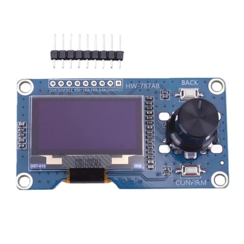 Écran I2C OLED bouton rotatif pour commande de volume et design hifi salon