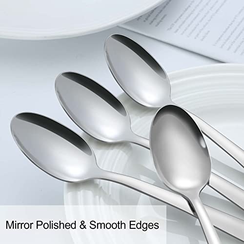 image for Pleafind 36 Pieces Teaspoons Set (6.2 inch), Spoon Silverware, Stainle
