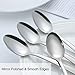 Pleafind 36 Pieces Teaspoons Set (6.2 inch), Spoon Silverware, Stainless Steel Tea Spoons, Mirror Polished Small Teaspoon, Dessert Spoons for Home, Kitchen, Restaurant, Dishwasher Safe