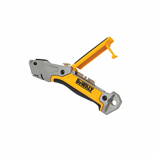 DeWalt Faca utilitária retrátil DWHT10046 de metal resistente com lâmina bloqueável
