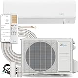 Senville AURA Series Mini Split Air Conditioner Inverter Heat Pump, 6000 BTU, Compatible with Alexa, Energy Star, White