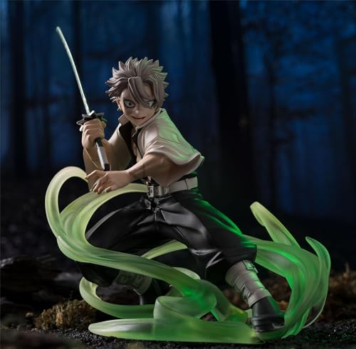 Demon Slayer: Kimetsu no Yaiba Statuette Xross Link Anime Sanemi Shinazugawa Hashira Training Arc 12 cm - vue 6
