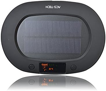 UFO Pure-o Mini Air Cleaner,car Air Freshener Car Air Purifier Ionizer with Solar Energy or Home 12v Adapter Removes Cigarette Smoke Uv-c Formaldehyde (black)