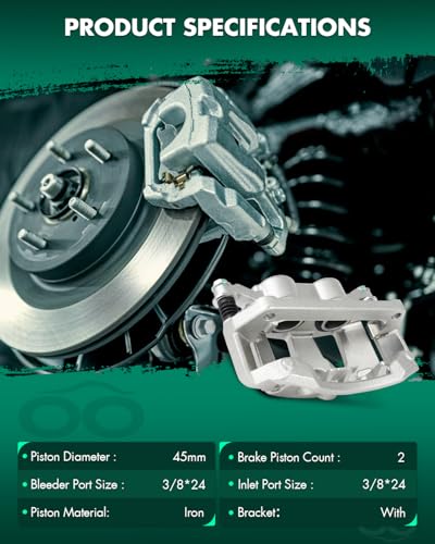 Image of SCITOO 18B5472 Rear Right Disc Brake Caliper Assembly w /Bracket For Ford For F-250 Super Duty 2013-2019,For Ford For F-350 Super Duty 2013-2019
