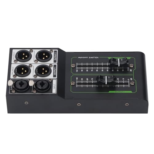 Controlador de Volumen Pasivo Premium con Construcción Metálica para Control Preciso de Sonido Estéreo | Compatible con DVD, Tarjeta de Sonido, Computadora y Dispositivos Smartphone miniatura 2