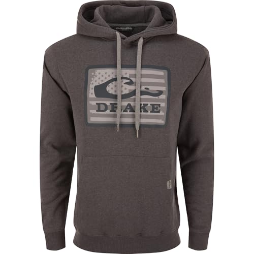 Drake Waterfowl Men's Graphic Cotton/Polyester Soft Breathable Midweight Work Hoodie