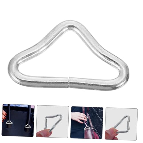 Boucles triangulaires de trampoline Toddmomy accessoires de rechange en acier lot de 50