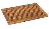 Bare Decor Dasha Spa Shower or Door Mat, 31.5 by 17.75-Inch, Solid Teak Wood and Oiled Finish