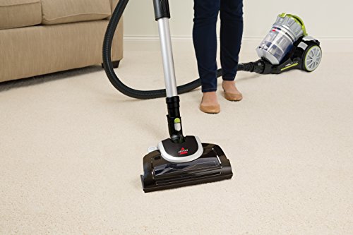 Bissell 1654C Powerclean Multi-Cyclonic Bagless Canister Vacuum, Silver/Green Bissell 1654C Powerclean Multi-Cyclonic Bagless Canister Vacuum, Silver/Green