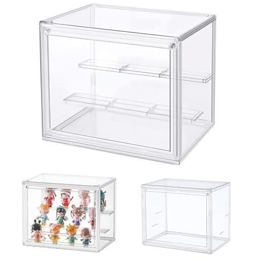 Dasellfa Vitrinas para Colecciones, Plexiglass Vitrina Expositora,Expositor Metacrilato,Vitrina Coleccionista Acrílico Transparente, con Puerta,Figuras de AccióN,Juguetes,Miniaturas (27*18*22) | Ya disponible en tu tienda friki favorita! En mundofriki.es!