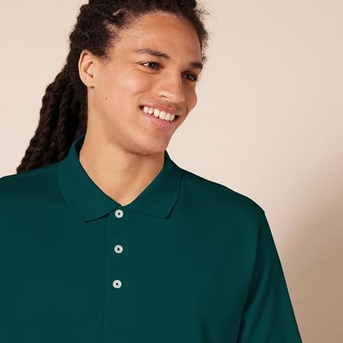 Image of Amazon Essentials Men's Regular-Fit Quick-Dry Short-Sleeve Golf Polo Shirt