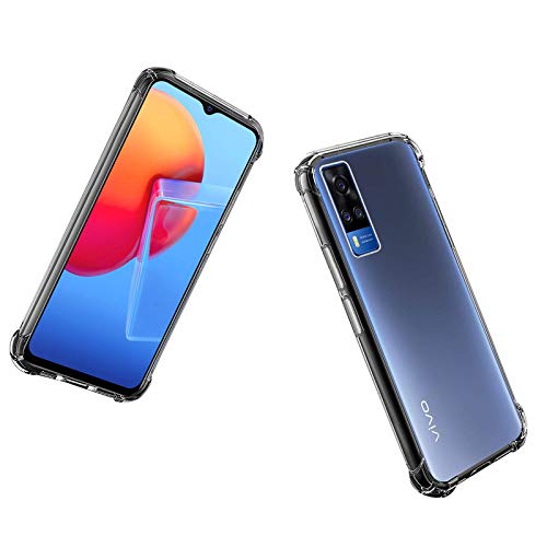 PrimeLike Shockproof Bumper Ultra Clear Slim Anti-Slip Grip Soft Flexible Back Cover for vivo Y31 / V2036 (Transparent) (B09H4WBRXN) Amazon Price History, Amazon Price Tracker