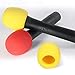 Z ZICOME 10 Pack Foam Microphone Cover Ball Type Windscreen in Black, Blue, Orange, Yellow, Red