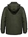 TACVASEN Herren Winterarbeitsjacke Winter Mantel Warm Fleecejacke Gefüttert Military US Jacket (XL, Armeegrün)