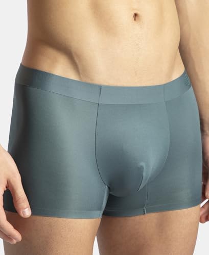 Image of Jockey IC45 Men Texcelight Microfiber Elastane Stretch Seamfree Bonded Tech Solid Trunk with Internal Breathable Mesh