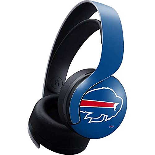 Skinit Decal Gaming Skin Compatible with Pulse 3D Wireless Headset for PS5 - Officially Licensed NFL Buffalo Bills Large Logo Design