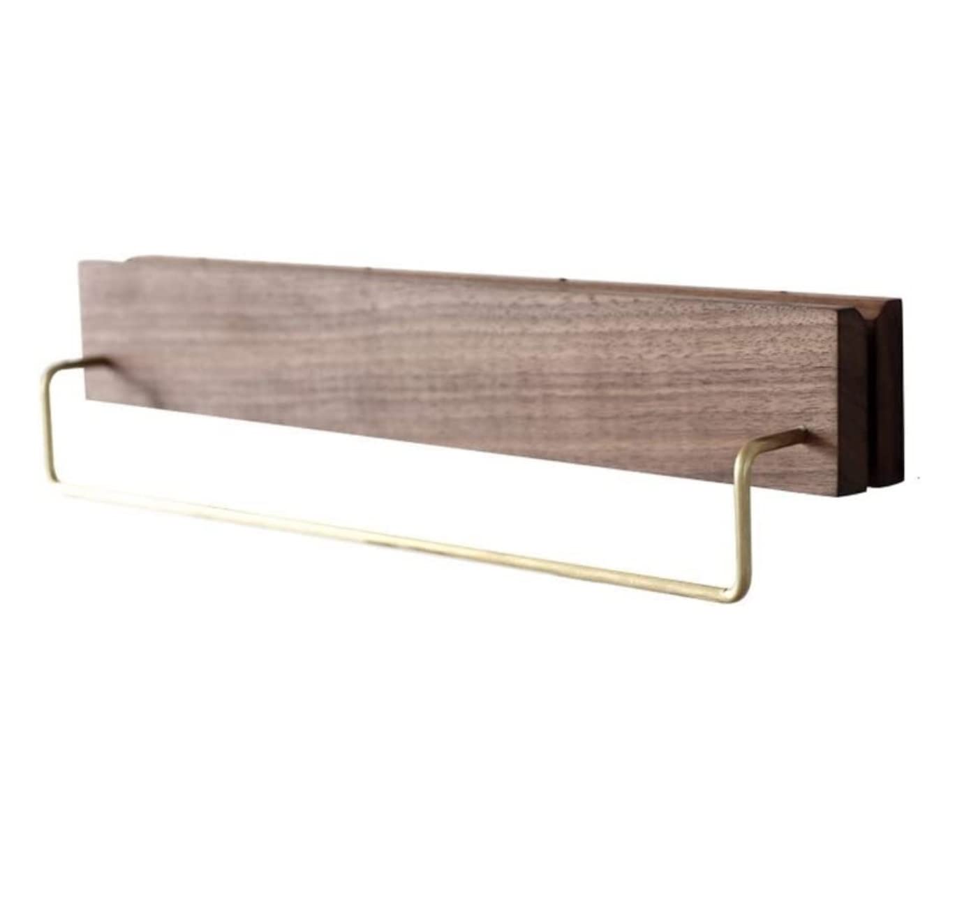 Bloque Cuchillos Cocina Bloque De Cuchillos De Cocina, Soporte para Cuchillos, Estante para Barra Colgante De Nogal De Pared, Estante para Cuchillos, Toalla