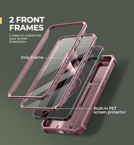 Coque Samsung Galaxy S25 Plus antichoc robuste avec protecteur écran intégré