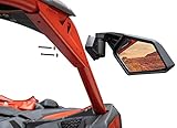 TOPMOUNT Can Am X3 Side Mirrors Rear View Racing Mirror Compatible for 2017-2021 Can Am Maverick X3...