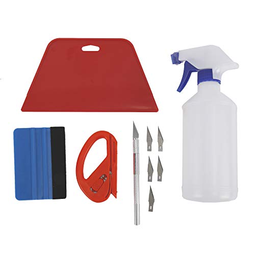 AuInLand Window Tint Application Tools Kit, 5 Packs Car Window Film Squeegee Automotive Film Scrapers Window Tint Tools