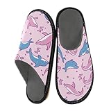Photo Gallery little blue pink whale house slippers, pantofole antiscivolo per donne uomini pantofole calde scarpe da casa pantofole per interni ed esterni, multicolore, 42/42.5 eu Photo Gallery little blue pink whale house slippers, pantofole antiscivolo per donne uomini pantofole calde scarpe da casa pantofole per interni ed esterni, multicolore, 42/42.5 eu