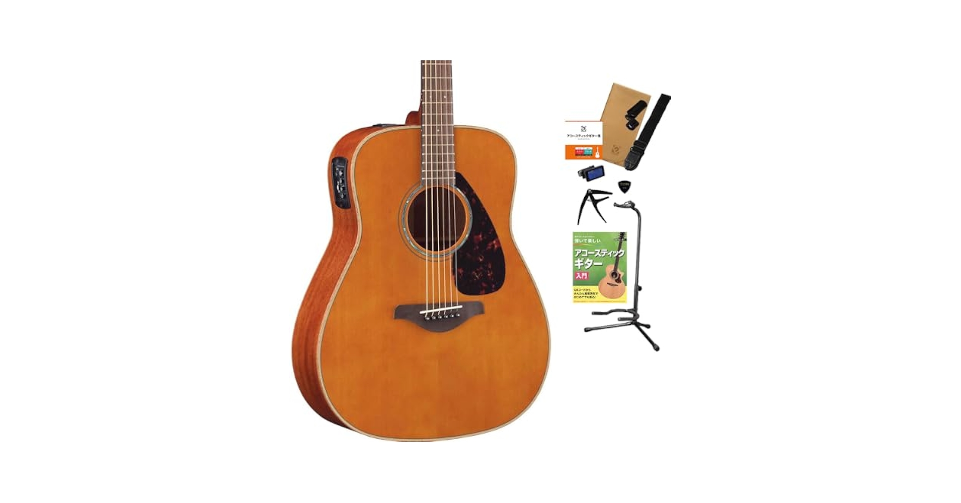 Amazon | YAMAHA FGX865 T アコースティックギター 教本付き