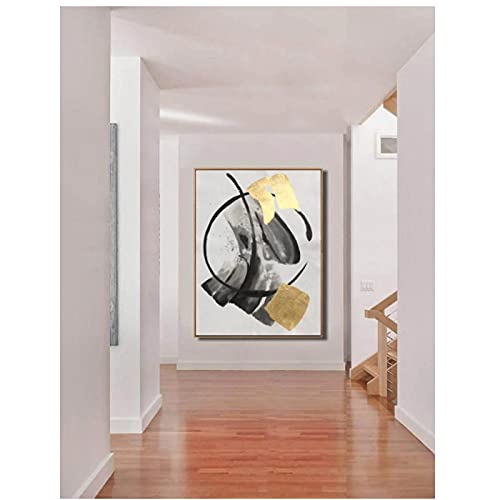 Oversized Muur Art Canvas Grote Abstracte Canvas Art Hedendaagse Kunst Moderne Abstracte Schilderij Ingelijst Klaar om… - Image 5