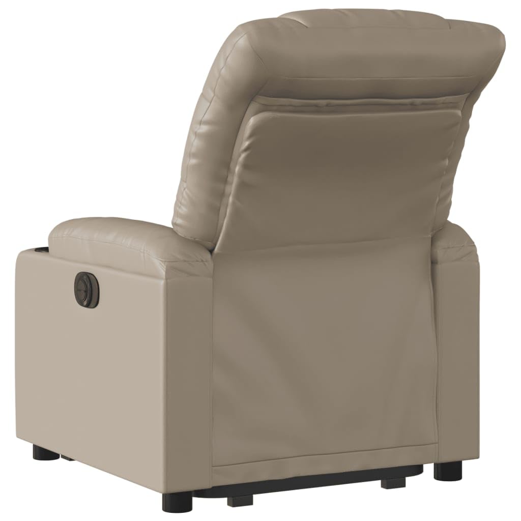 Fotel wypoczynkowy z poduszką do spania z poduszką w stylu retro z poduszką w stylu cappuccino-braun na ubrania do sypialni