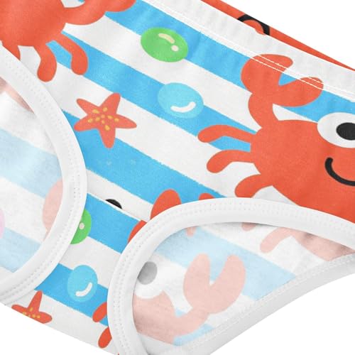 GuoChe Triangle Panties Soft Panties Toddler Cotton Underwear for Toddler in Sizes 2T,3T, 4T, 5T, 6Y and 8Y4