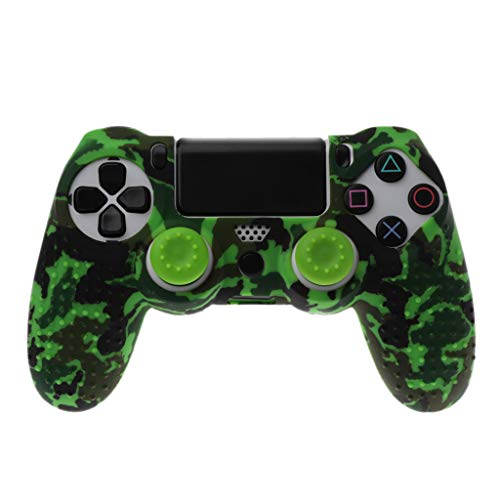 Preisvergleich Produktbild Baodanjiayou Schutzhülle für Playstation PS4 Controller, Silikon, Rutschfest, Tarnmuster