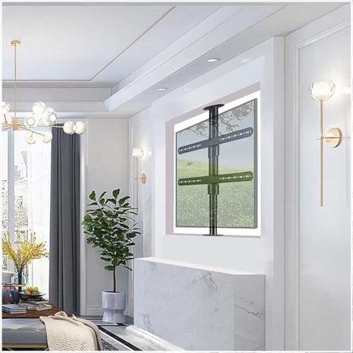 Support de plafond inclinable et pivotant à 360° hauteur 85-109.5cm
