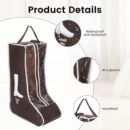 2 Stück Stiefeltasche Reitstiefel Schuhtasche Schuhsack Taschen Stiefel Aufbewahrung Schuhbeutel Reitstiefeltasche Reise Tragbare Wasserdicht Stiefelspanner Reitstiefel für Zuhause und Reisen