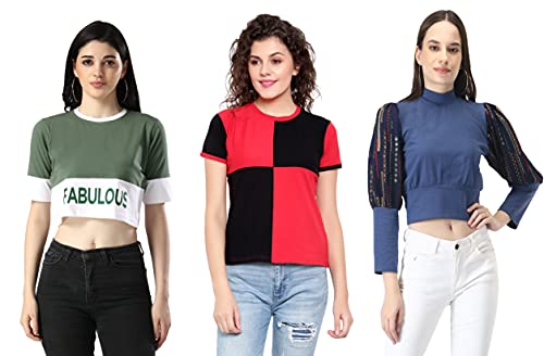 Image of DHRUVI TRENDZ Women Tops | T Shirt for Women | Tops for Jeans for Women | Western Tops for Women Stylish | T-Shirt for Women