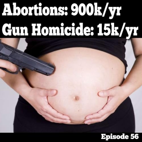 Abortions: 900k/yr. Gun Homicide: 15k/yr. - Episode 56