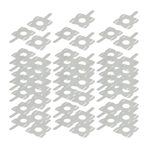 Linguette di Collegamento del Pacco Batteria Foglio per saldatrice a Punti connettore per componenti elettronici Superficie Liscia progetti di 50 Pz