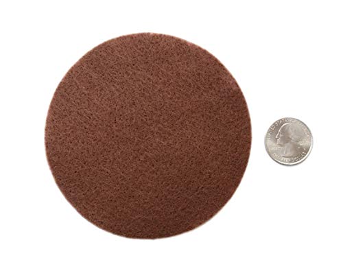 Image of Playfully Ever After Cocoa Brown Craft Felt Circles (4 Inch - 19pc)