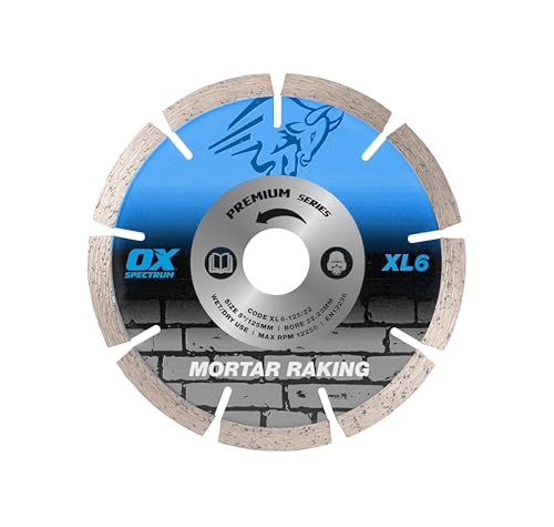 OX Spectrum Trade XL Mortar Raking Diamond Blade - 125/22.23mm