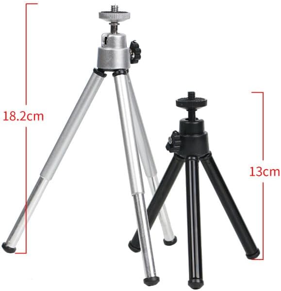 REFLEX CAMERA Lightweight Extendable Mini Tripod 5.9-7.9in – Aluminum Desktop Table Stand for Smartphone, GoPro, Webcam – Portable, Adjustable, Stable Video & Photo Shooting