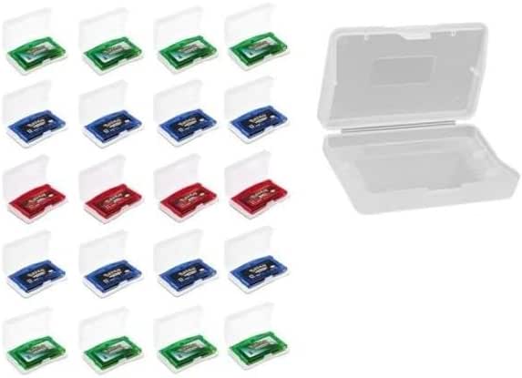 KSSA 互換品 ゲームボーイ アドバンス GBA 専用 カセットケース ソフト カートリッジ 保護 収納 ボックス 20個